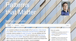 Desktop Screenshot of patternsthatmatter.org